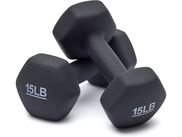 Amazon Basics Neoprene Dumbbell Hand Weights