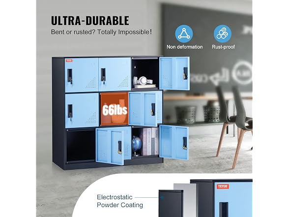 VEVOR Metal Locker for Employees, 9