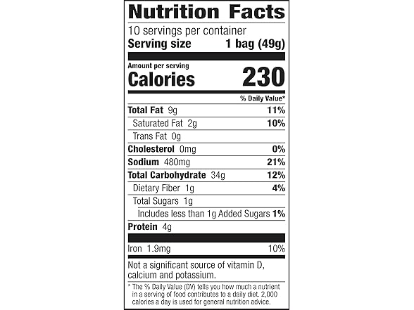 10CT Gardetto's Original Recipe Snack Mix