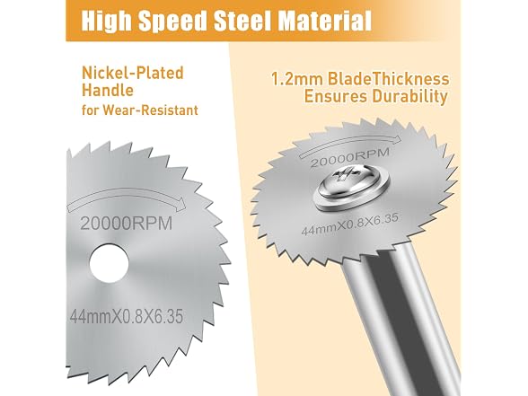 FOTYBEI CON-18 (2 Pack) 6pcs Cutting Discs