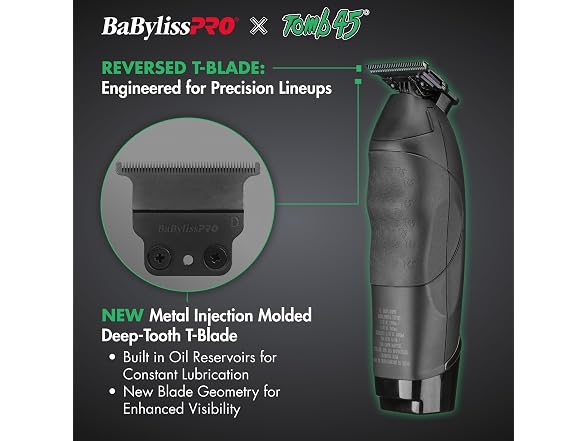 BaBylissPro x Tomb45 SilverFX Wireless Chg Trimmer