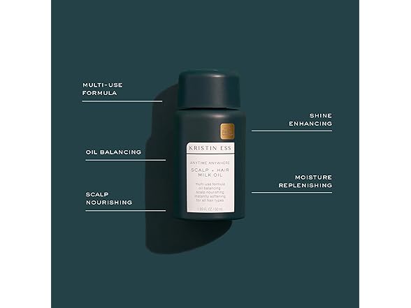 Kristin Ess Anytime Anywhere Scalp + Hair Milk Oil