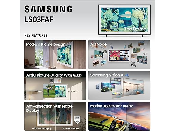 (NEW) Samsung "The Frame" LS03F (2025 Model)
