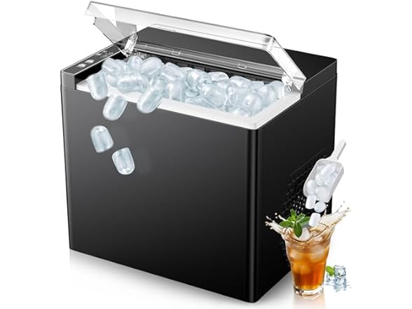 ORFLROA Countertop Ice Maker Machine