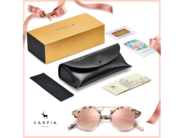 CARFIA Retro Polarized Sunglasses