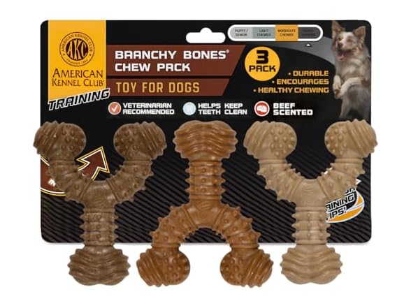 American Kennel Club 3 Pack Training Dog Chew
