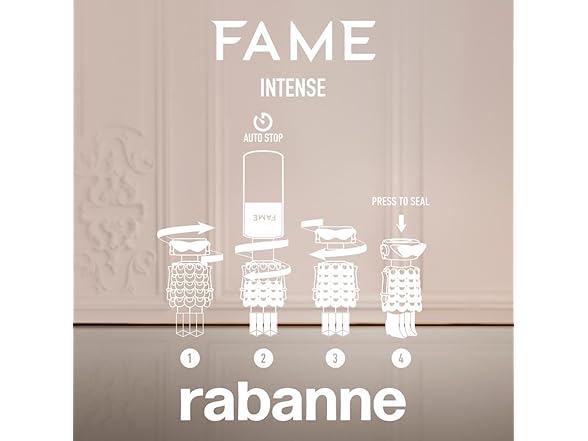 Fame Intense/Paco Rabanne EDP Spray Refillable 2.7 Oz=