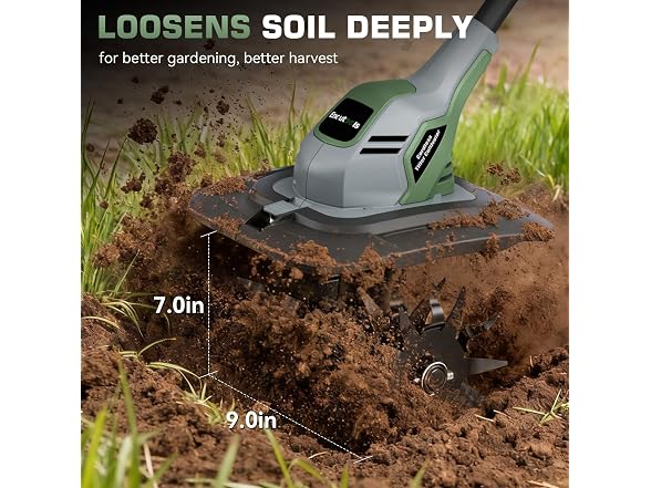 EnduTools Cordless Garden Tiller