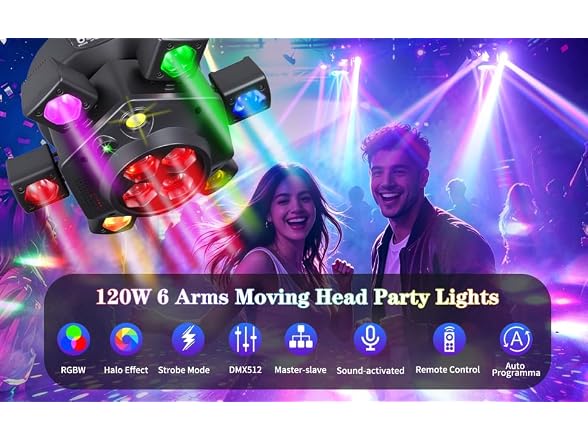 AGVYBE 150W Moving Head DJ Light Gen I