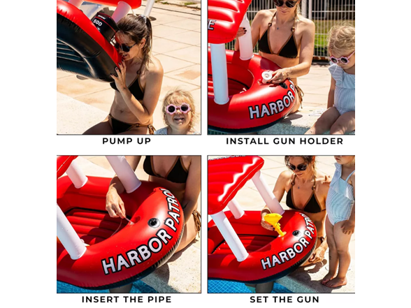 Zone Tech PA0006/10 2 Sizes Fire Rescue Inflatable Boat