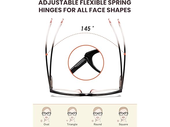 Oversized Cateye Reading Glasses +3