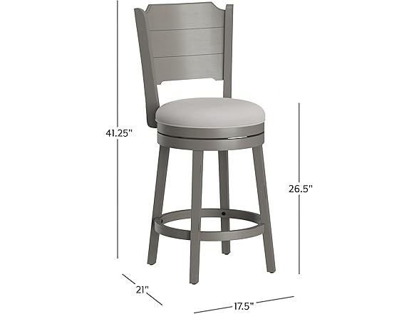Hillsdale Clarion Swivel Counter Height Stool
