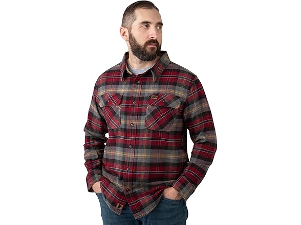Field & Stream Mens Bismuth Acrylic Plaid Shirt