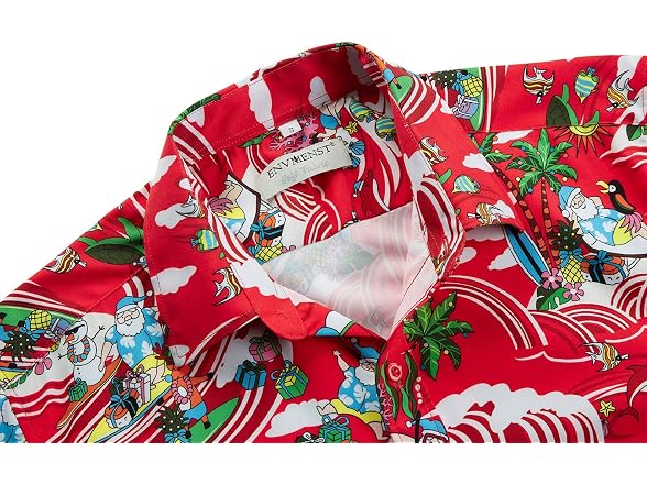 Envmenst Men (L) Christmas Button Down Shirts