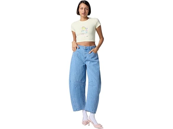 Samii Ryan Women Living My Best Life Baby Tee