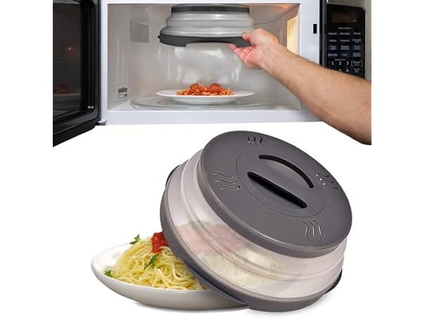 $19.99, Was $24.95, 19% Off! HOVER COVER Magnetic Microwave Splatter Cover dealfomo