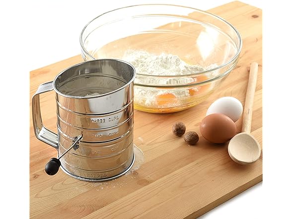 Norpro 3-Cup Steel Flour Sifter
