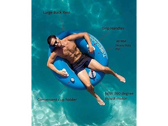 Poolcandy Tube Runner Motorized Water Tube