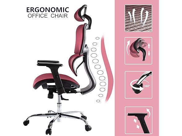 Yangming Ergonomic Chair, High Back Executive Style
