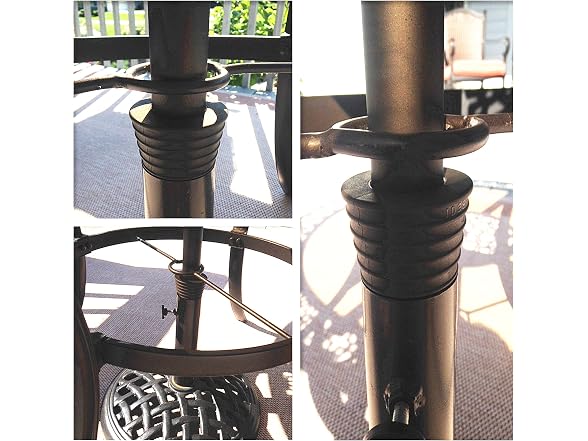 Myard Patio Umbrella Cone Wedge, Pole