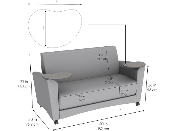 FDP Pro Sofa with Tablet Holder