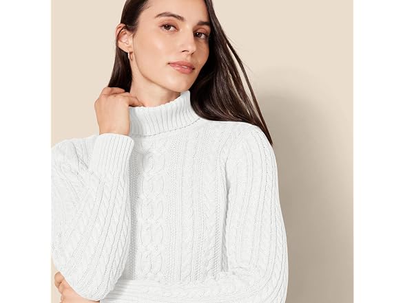 Amazon Essentials Women Long Sleeve Cable Sweater