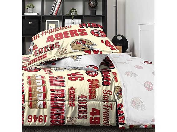 SAN FRANCISCO 49ERS Retro Bed in a Bag Full Set