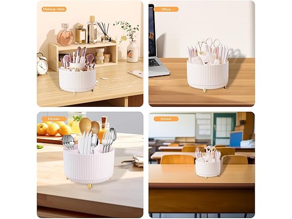 Desk Organizer Pen Holder, 5 Slots