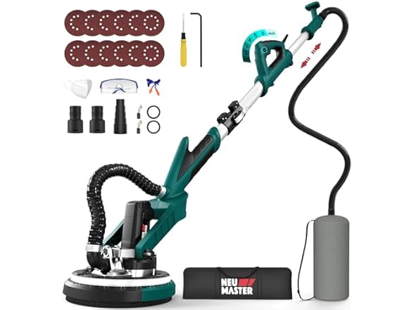 NEU MASTER Drywall Sander | 800W 6.5 Amp