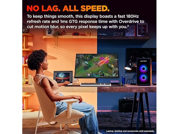 HP OMEN 27q G2 27" QHD 180Hz Gaming Monitor