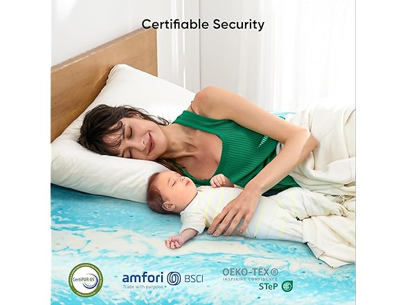 Marsail 2" Twin Memory Foam Mattress Topper