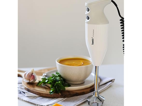 Bamix 391200 Hand Mixer DeLuxe White