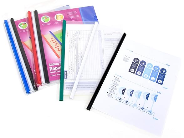 BAZIC Clear Front Report Covers w/ Slid