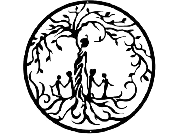 sitfe Metal Tree of Life-Mother Wall Art