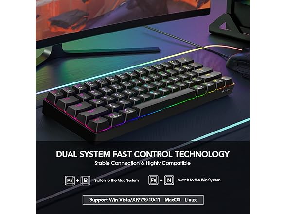 KOORUI Ultra-Compact Mechanical Keyboard