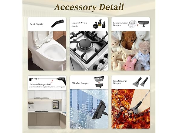2500W Portable Steam Cleaner - Gallery 6