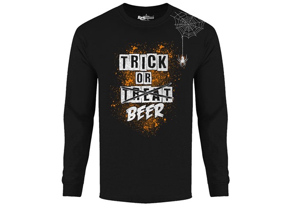 Joyous and Free Trick or Treat Long Sleeve Top in Black