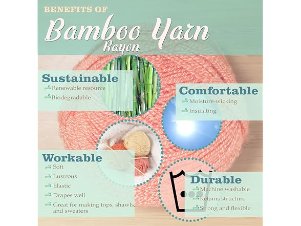 JubileeYarn Bamboo Cotton Sport Yarn -