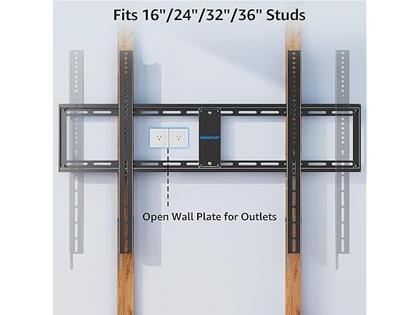 MOUNTUP Fixed TV Wall Mount | 55-120"