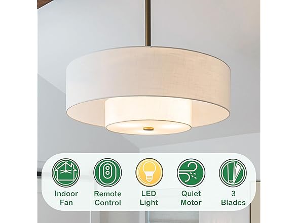 Hunter Fan 30 inch Luxe Gold - Fresh White