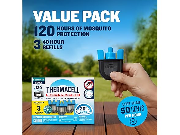 Thermacell E-Zone 120hr Mosquito Refill