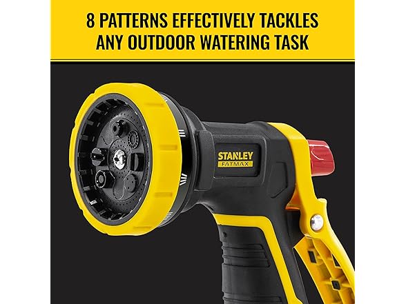 Stanley 8-Pattern Heavy Duty Hose Nozzle