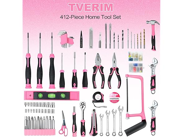 Tool Set- 412 Piece Home Repair