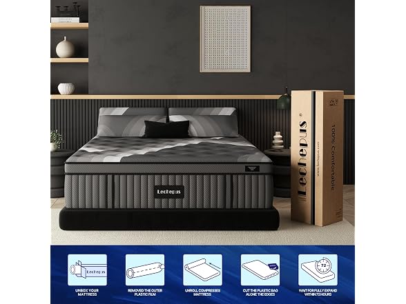 Lechepus 14Inch California Mattress in Box