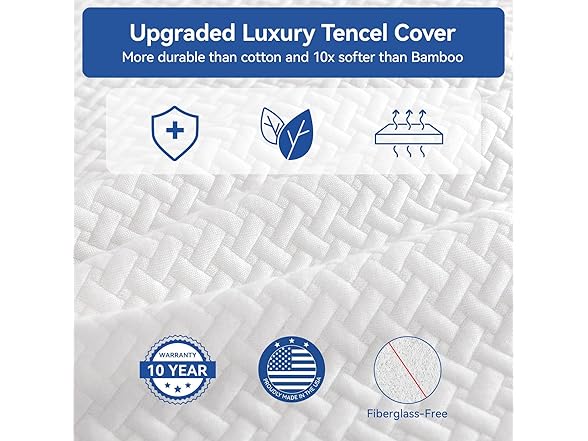 Vipbear Vipbear Short Queen RV Mattresses 10 Inc