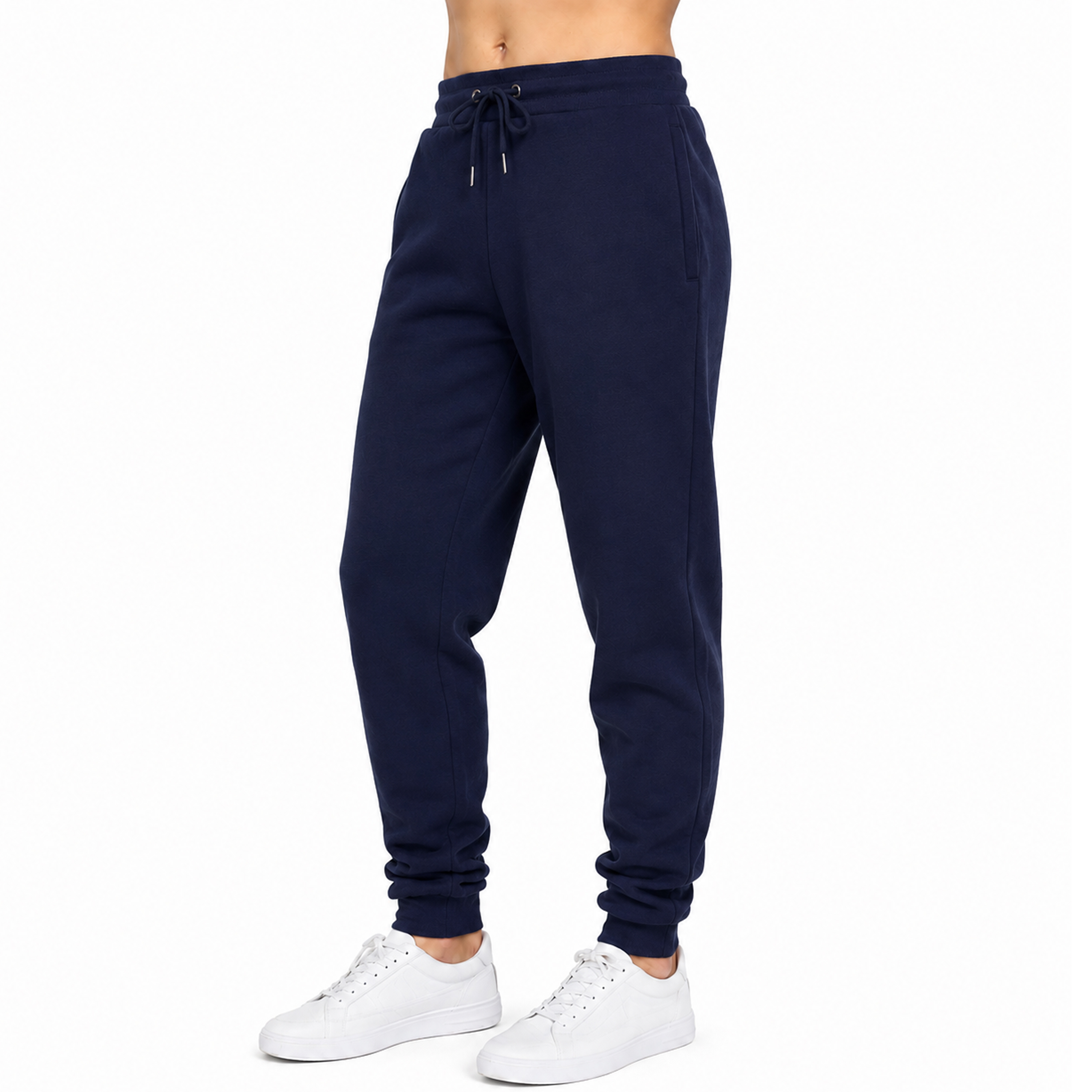 6Pk Womens Fleece Joggers w-Zip Pockets - Gallery 28