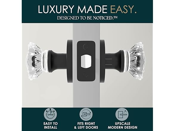 Mega Handles Feerie Crystal Door Knobs