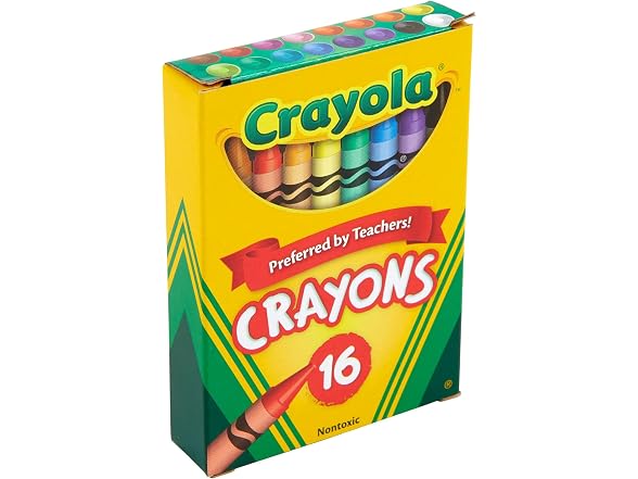 Crayola Crayons for Kids, School Supplies, 16 Count