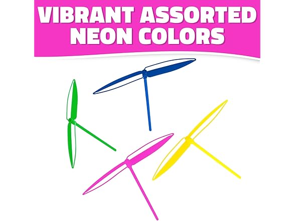 Dragonfly Spinners, 8 Inch, Pack of 48