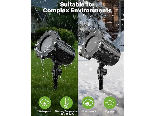 ECOHDT Brighter Laser Christmas Decorations